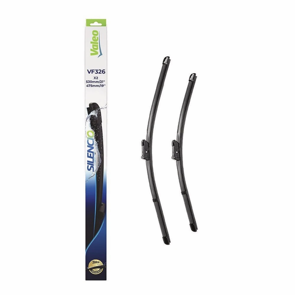 Komplet przednich wycieraczek Valeo Silencio Flat 530 & 475 mm do SEAT Cordoba 2 2006-2009