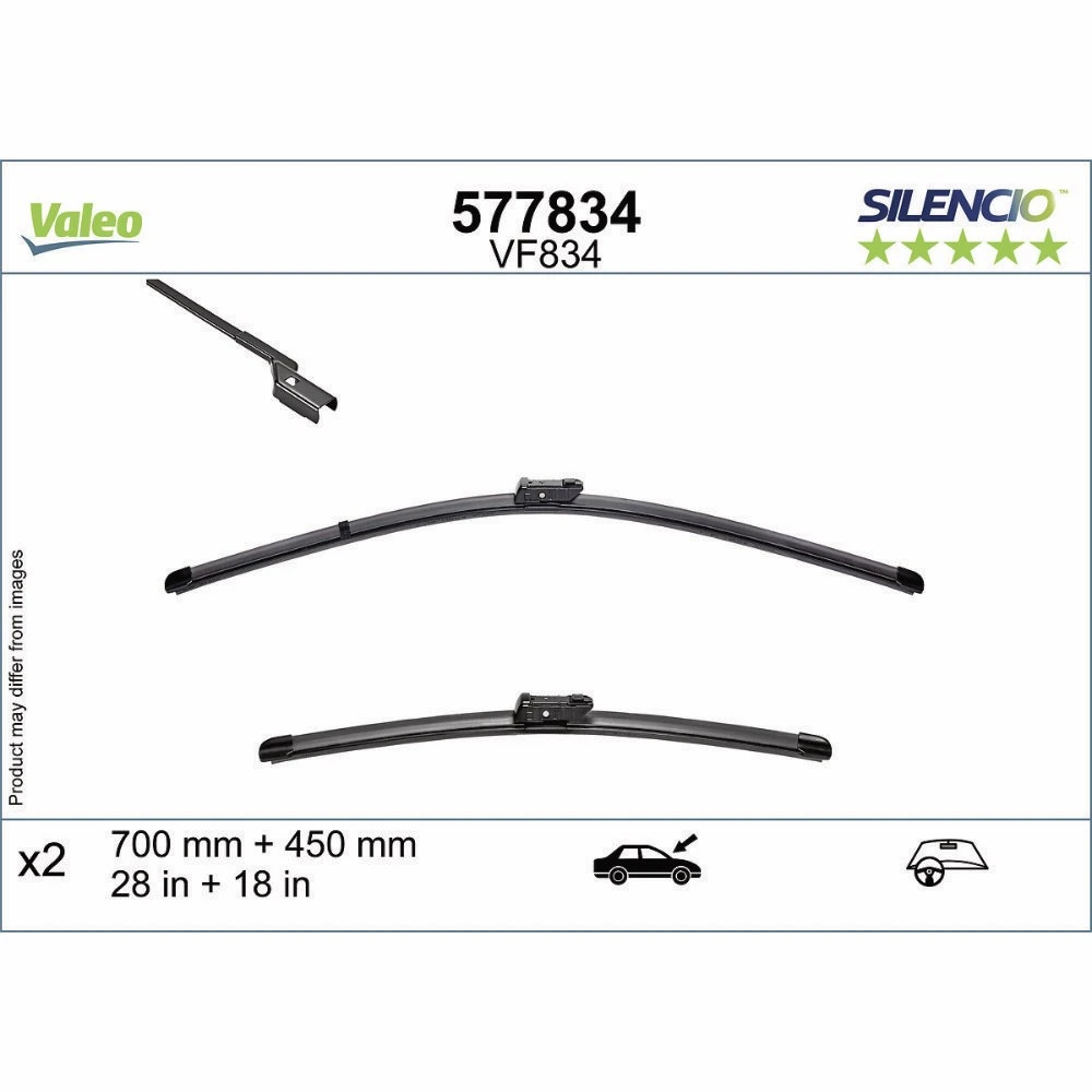 Wycieraczki Valeo Silencio Flat do Volkswagen Multivan