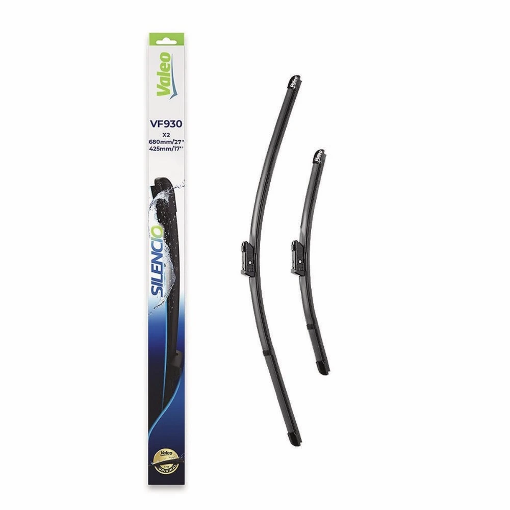 Front wiper blade set Valeo Silencio Flat 680 & 400 mm for Citroen DS7 Crossback 2017-2026