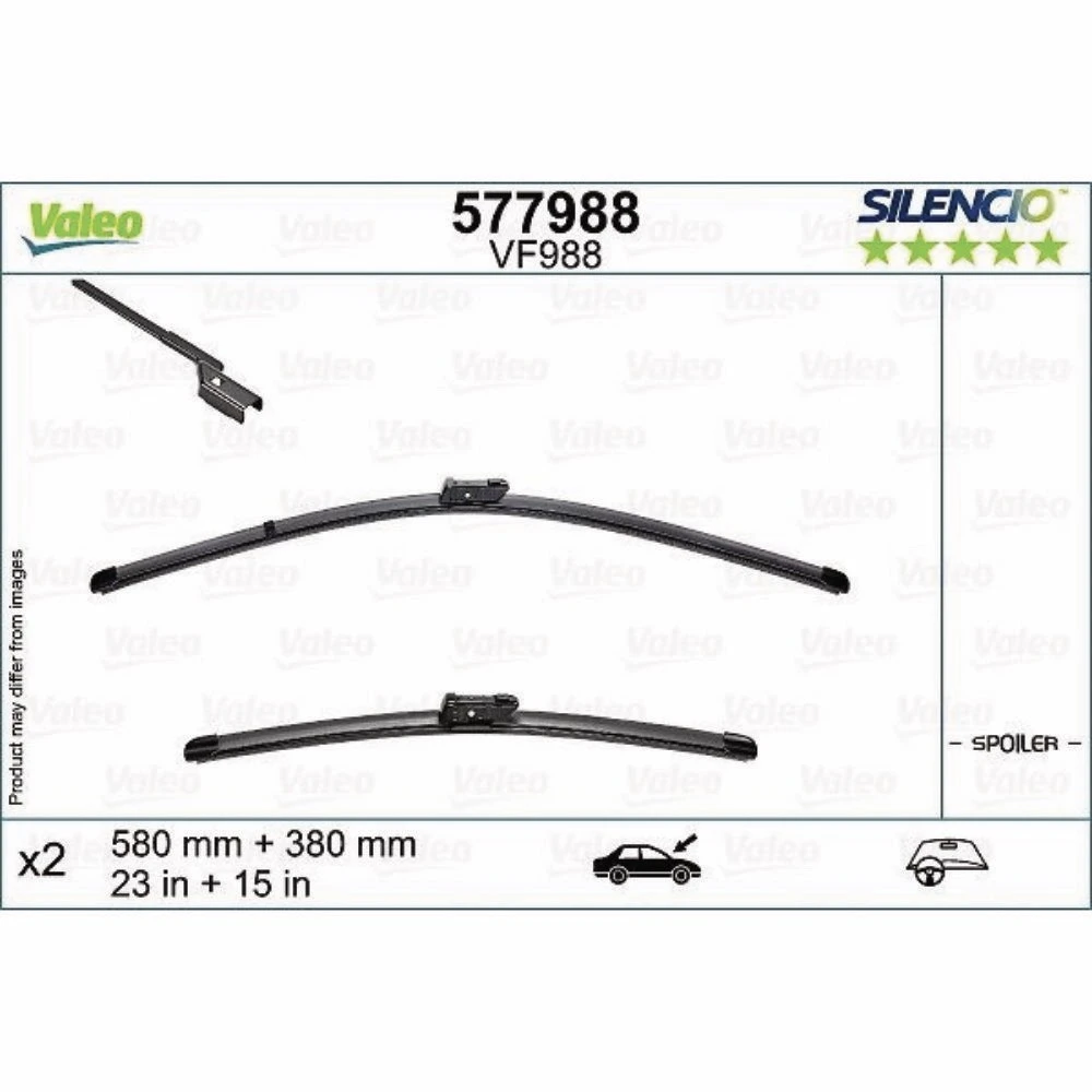 Wycieraczki Valeo Silencio Flat do Lancia Musa
