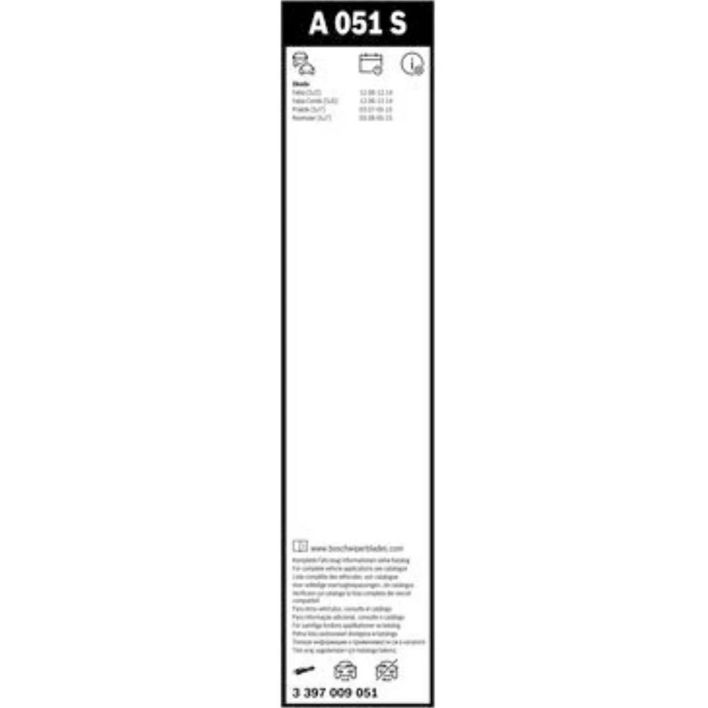 Komplet przednich wycieraczek BOSCH AeroTwin 530 & 530 mm do Skoda Fabia 2 Combi 2013-2014