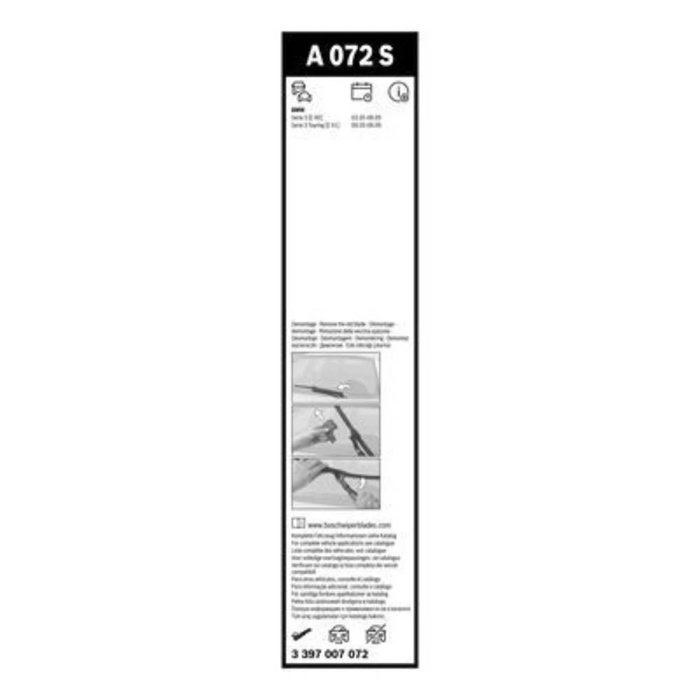 Komplet przednich wycieraczek BOSCH AeroTwin 600 & 475 mm do BMW Seria 3 Touring 2005-2009
