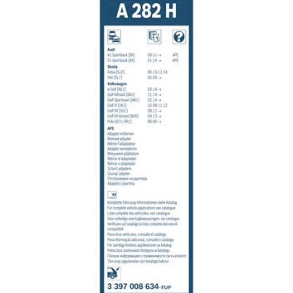 Tylna wycieraczka BOSCH Rear 280 mm do Mercedes Klasa C T-Modell 2021-2026