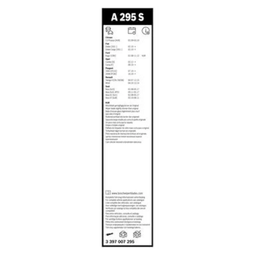 Komplet przednich wycieraczek BOSCH AeroTwin 600 & 400 mm do Abarth 600e 2024-2026