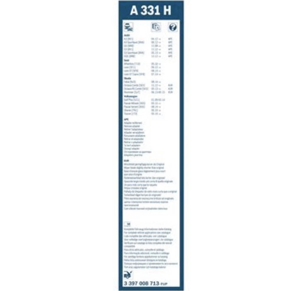 Tylna wycieraczka BOSCH Rear 330 mm do Li Xiang L9 2022-2026
