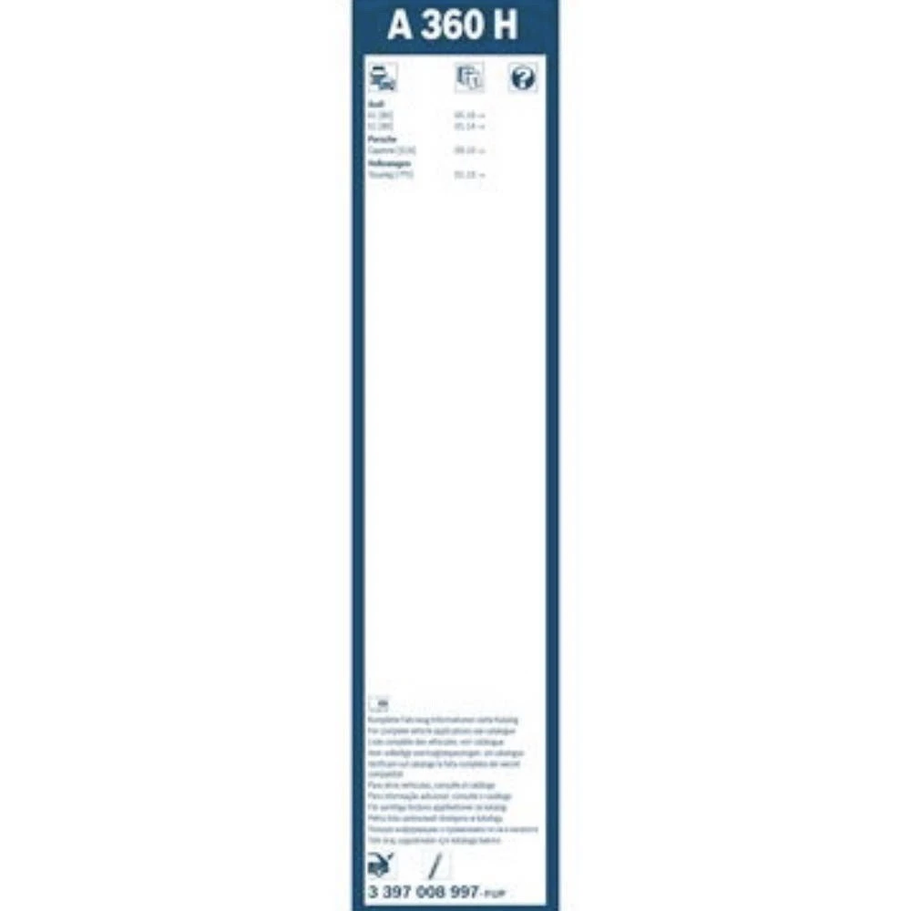 Rear wiper blade BOSCH Rear 380 mm for Audi A4 Allroad 2016-2026