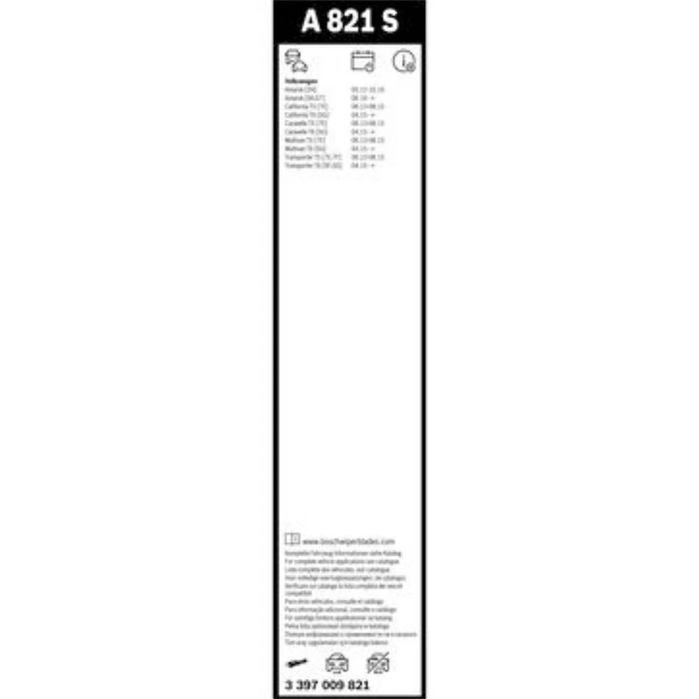 Komplet przednich wycieraczek BOSCH AeroTwin 600 & 600 mm do Volkswagen Transporter T6 2015-2024