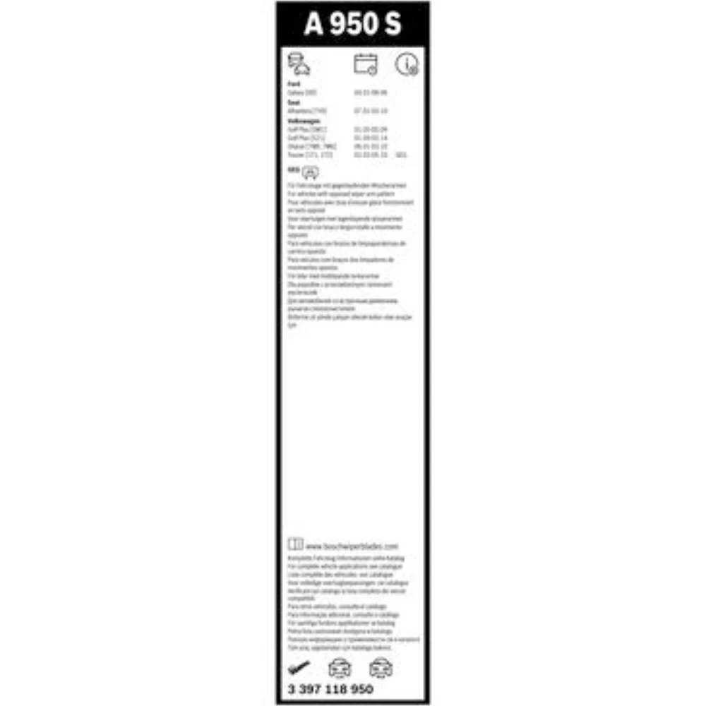 Komplet przednich wycieraczek BOSCH AeroTwin 700 & 700 mm do Citroen C6 2004-2012