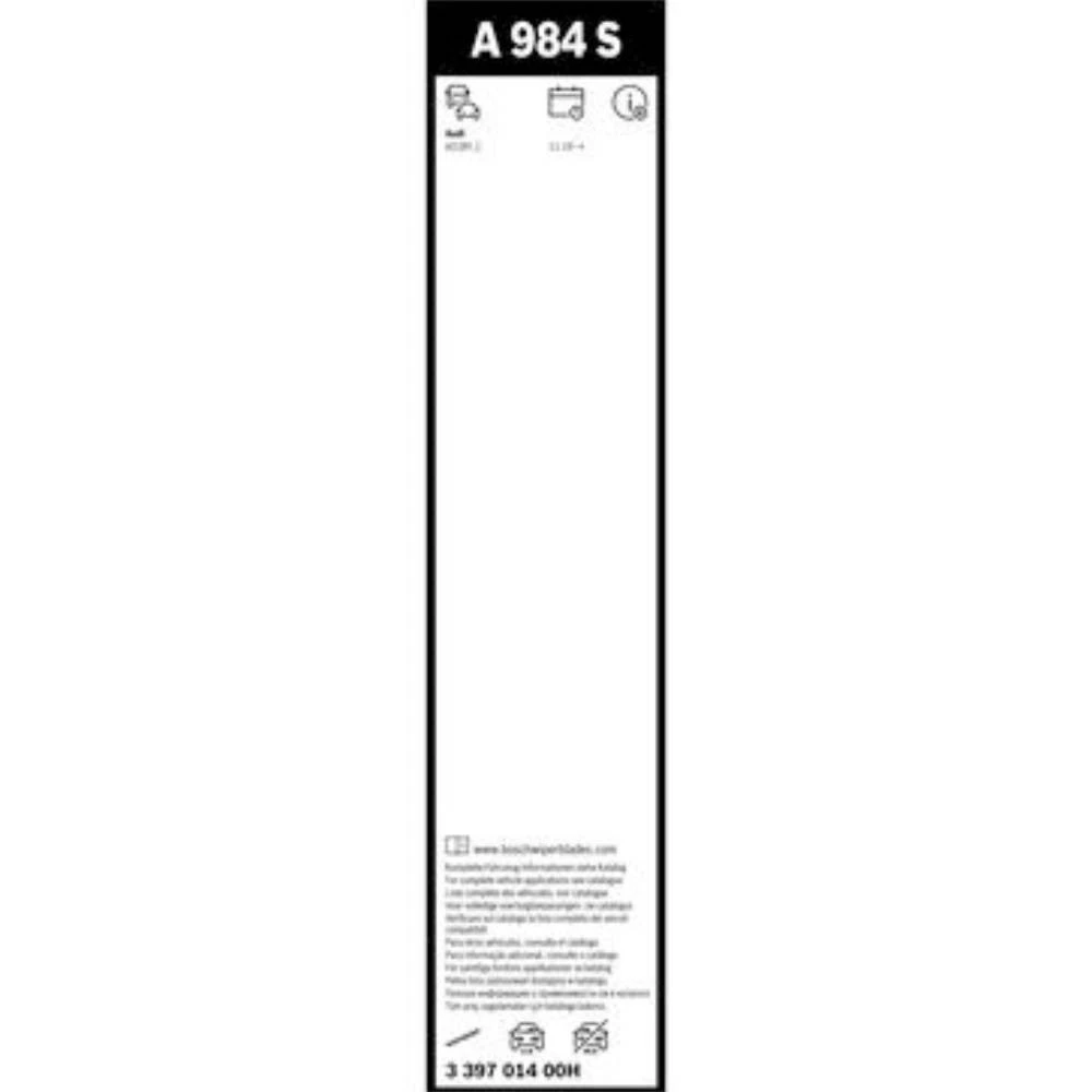 Front wiper blade set BOSCH AeroTwin 650 & 475 mm for Cupra Terramar 2024-2026