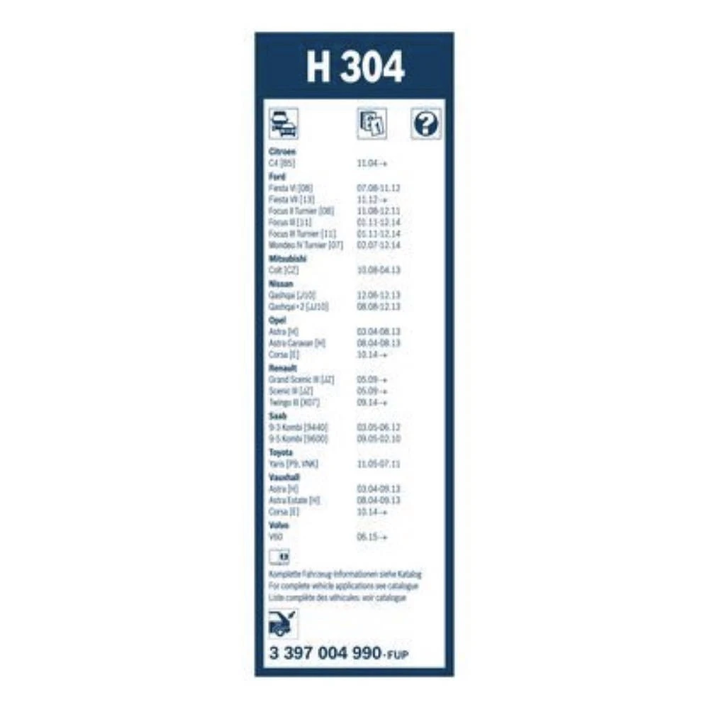 Tylna wycieraczka BOSCH Rear 300 mm do Ford Focus 3 2010-2018