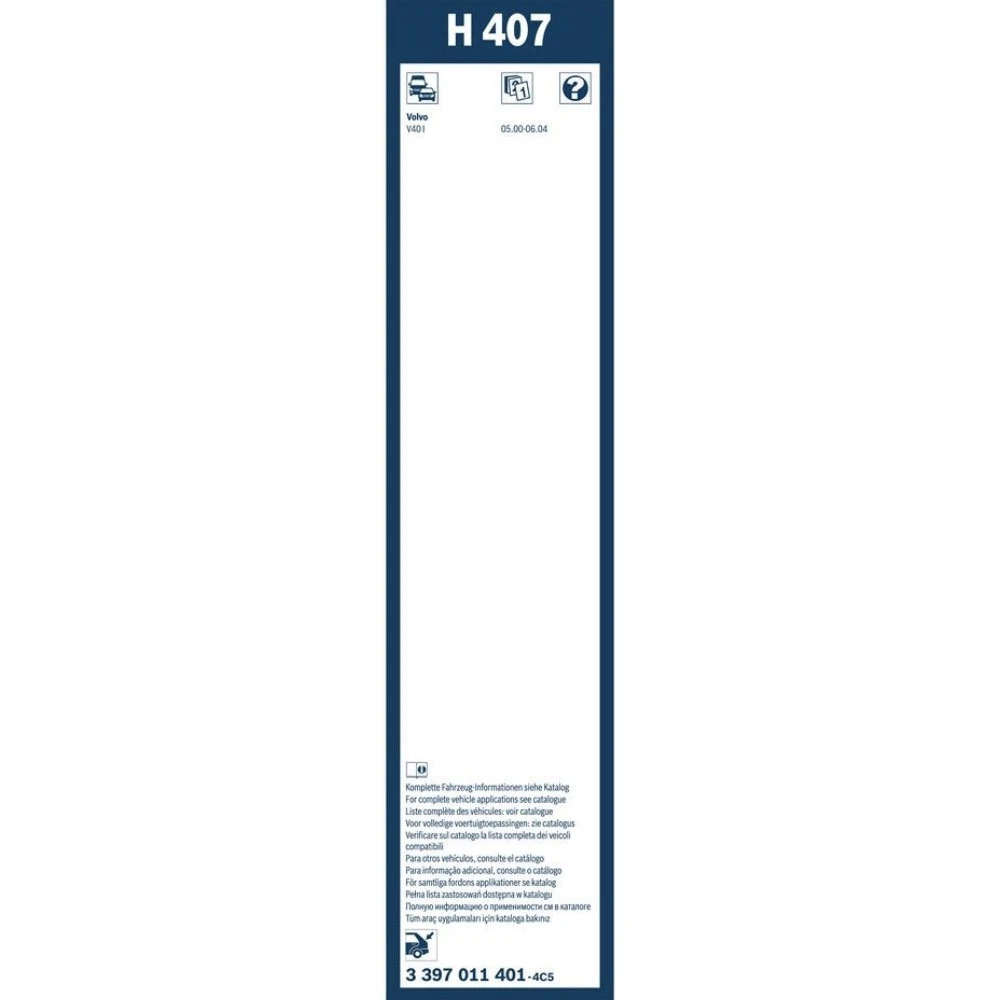 Tylna wycieraczka BOSCH Rear 400 mm do Volvo V40 1 1995-2004