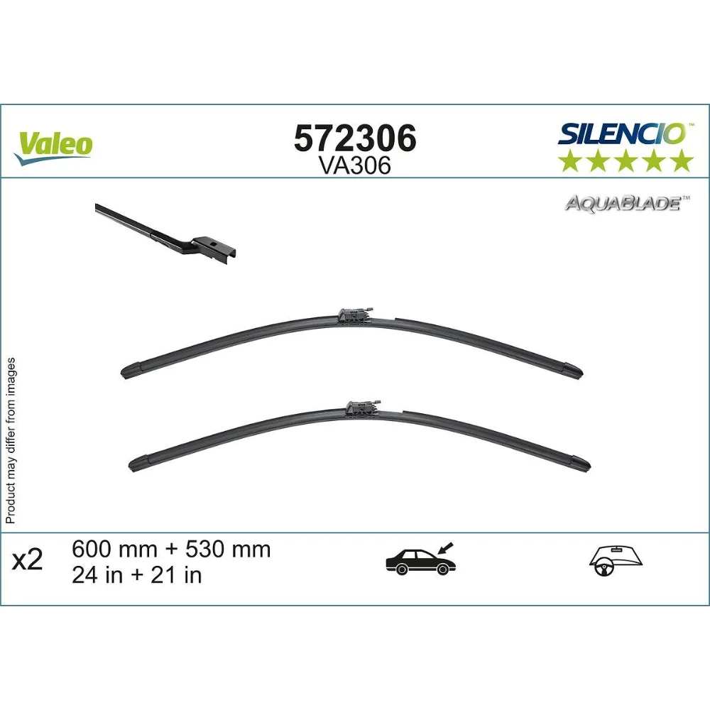 Wycieraczki Valeo Aqua Blade do Mercedes Klasa E