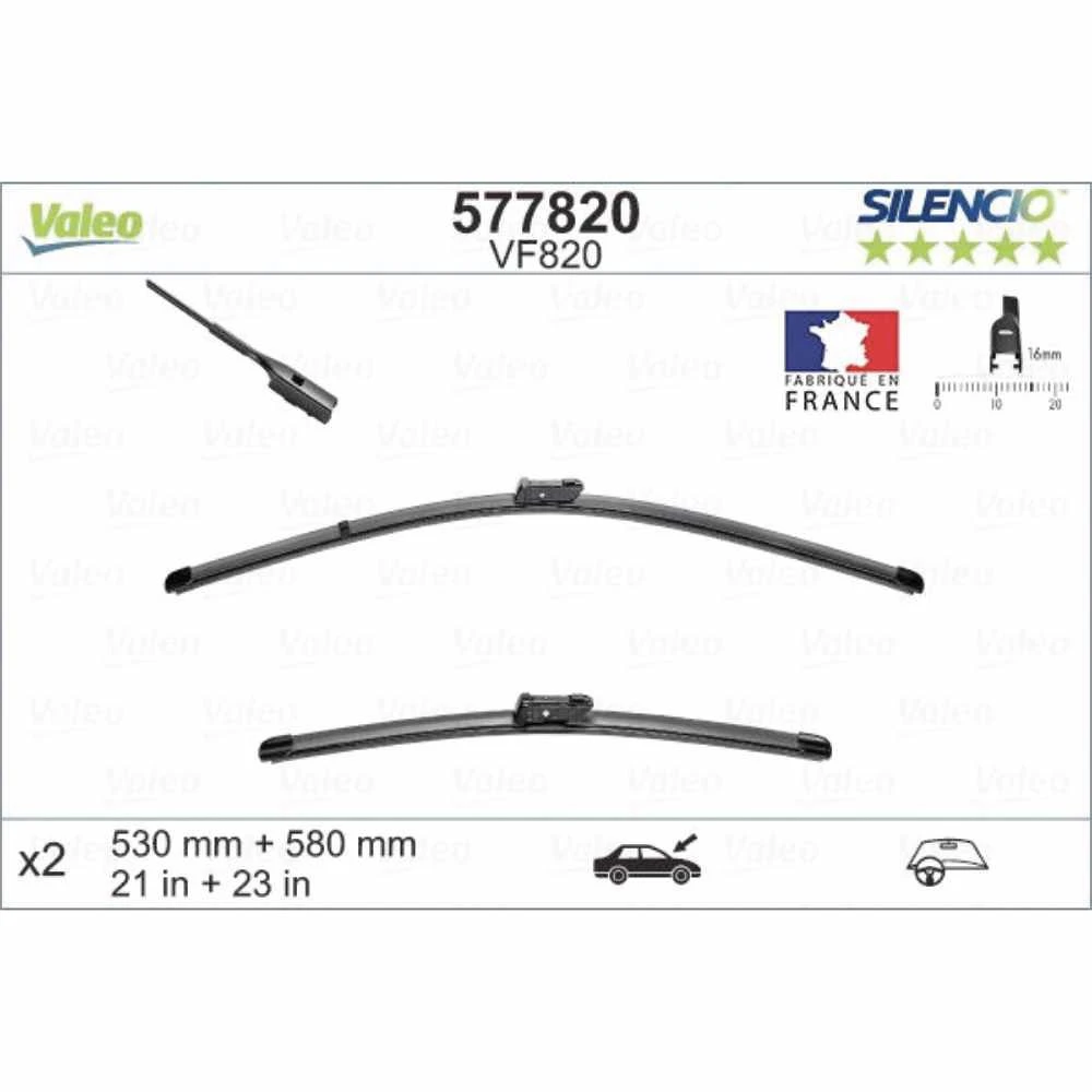 Wycieraczki Valeo Silencio Flat do Porsche Boxster