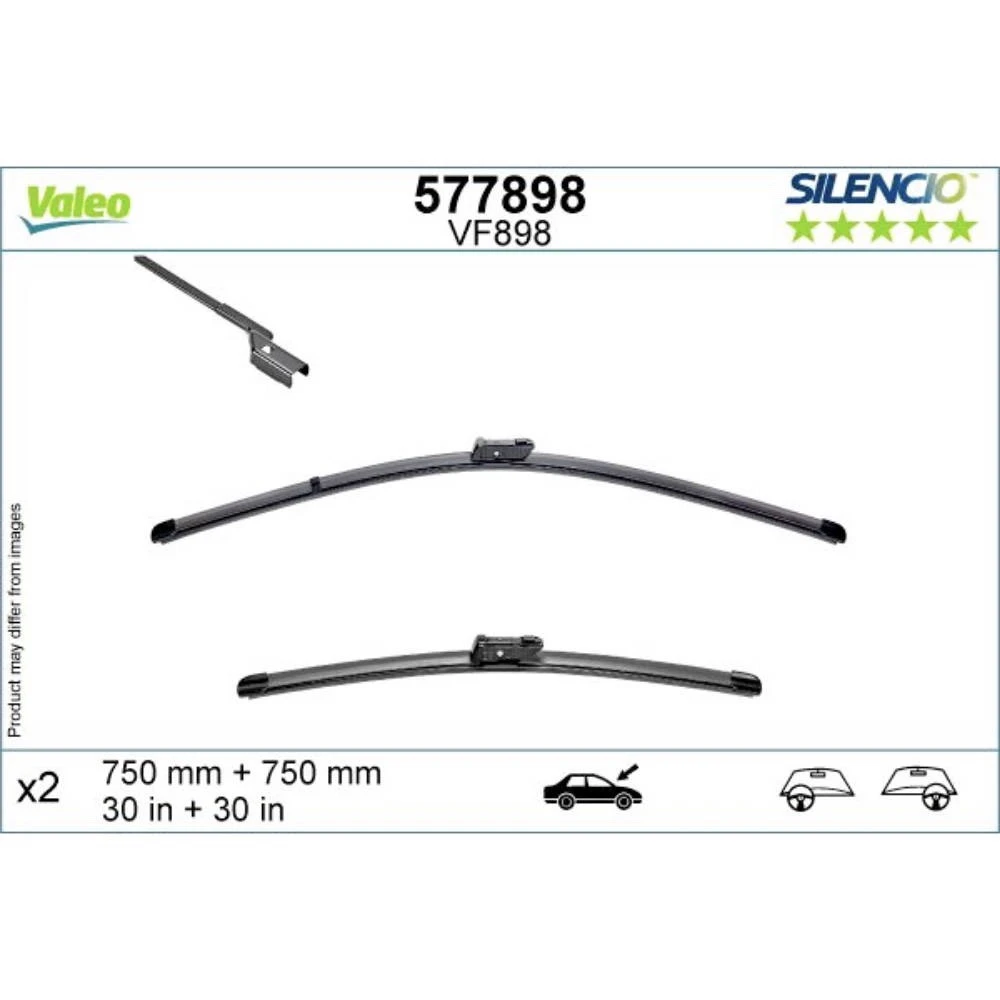 Wycieraczki Valeo Silencio Flat do Cupra Born