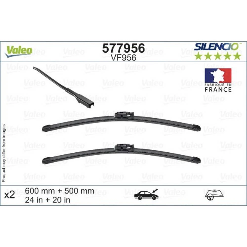 Wycieraczki Valeo Silencio Flat do BMW X2