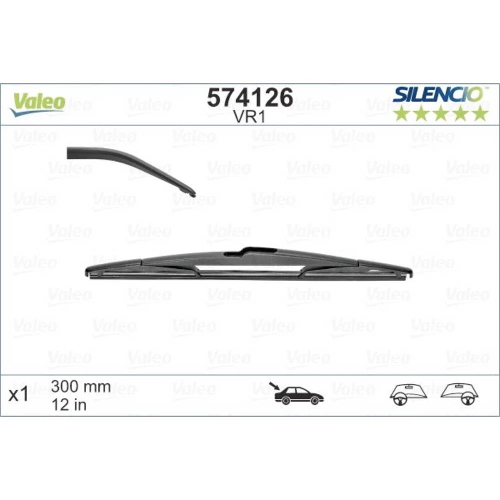 Wycieraczki Valeo Silencio Rear do Citroen C1