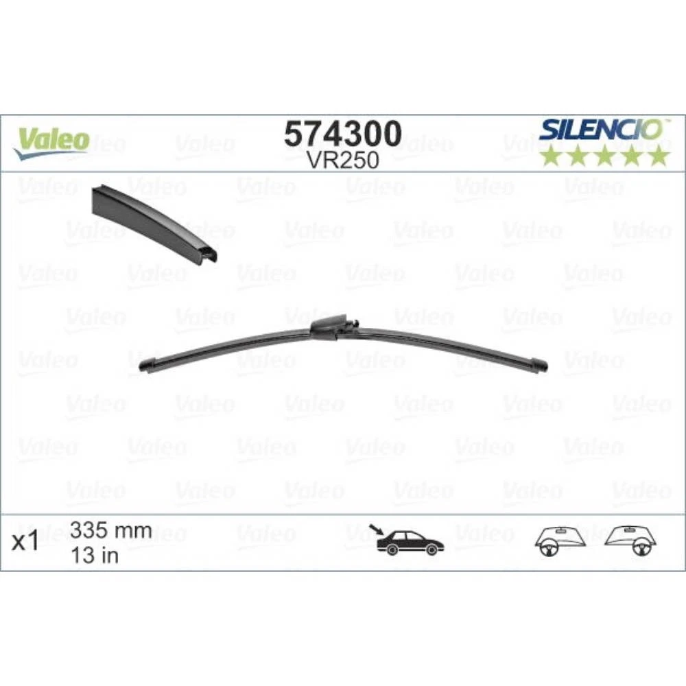 Tylna wycieraczka Valeo Silencio Rear 335 mm do SEAT Ibiza 4 ST 2011-2017