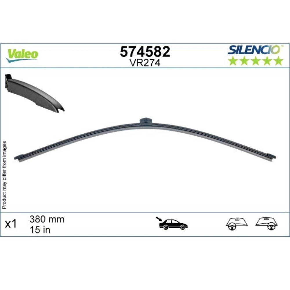 Tylna wycieraczka Valeo Silencio Rear 380 mm do Audi A4 Avant 2015-2026