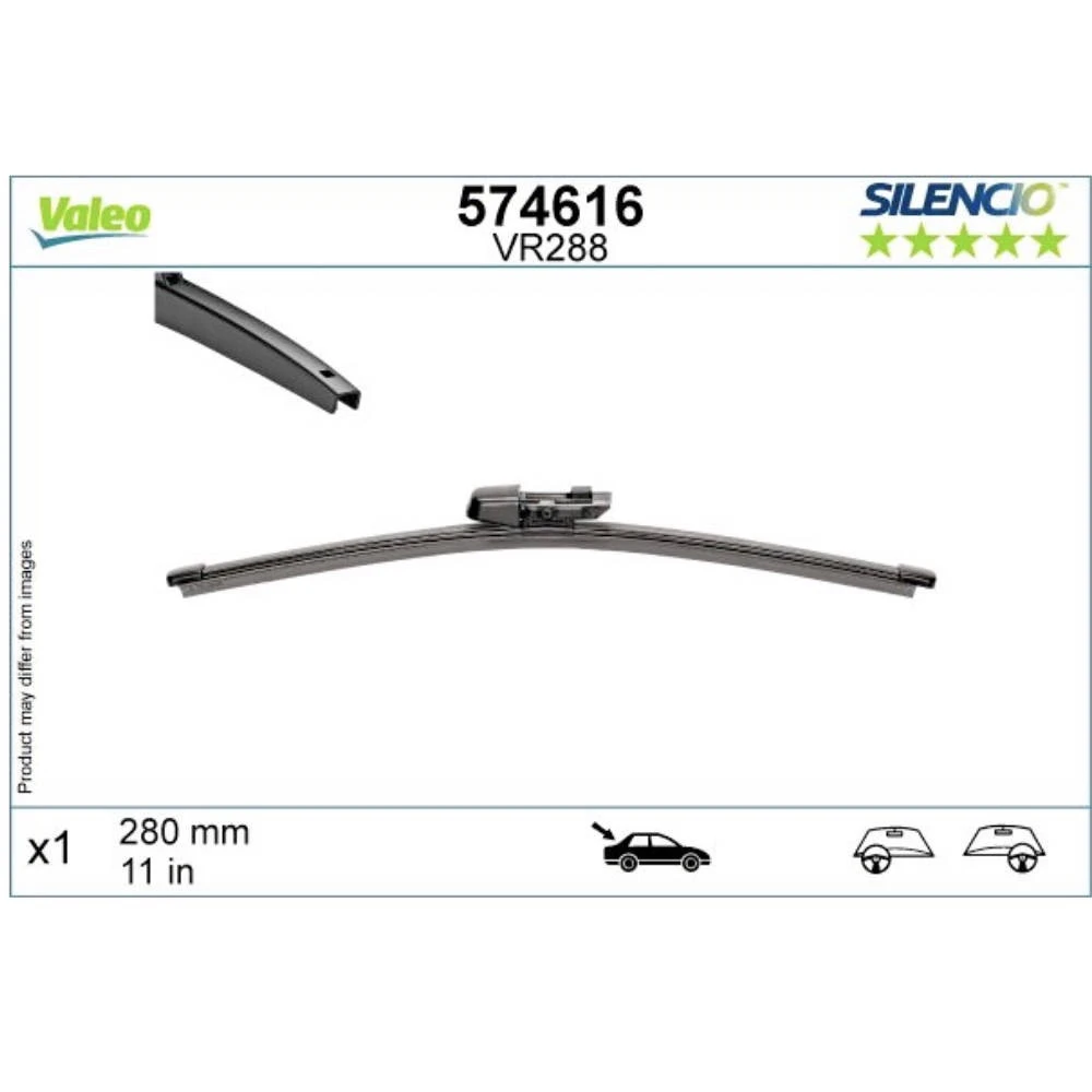 Wycieraczki Valeo Silencio Rear do SEAT Ateca