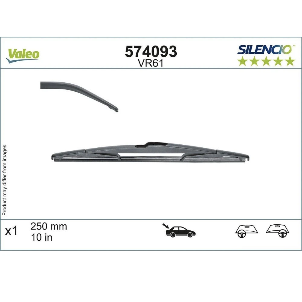 Tylna wycieraczka Valeo Silencio Rear 250 mm do Suzuki Swift 2017-2026