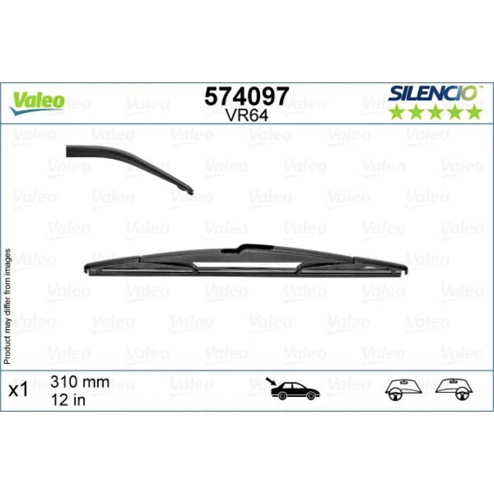 Wycieraczki Valeo Silencio Rear do KIA Cee'd